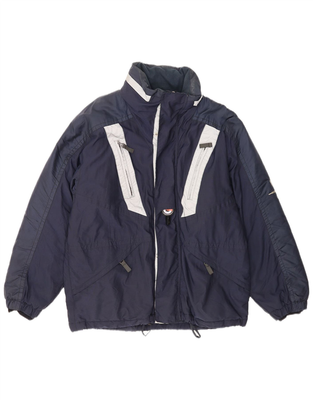 Giacca da sci Belfe & Uomo IT 48 Medium Blu Navy Colourblock Poliammide