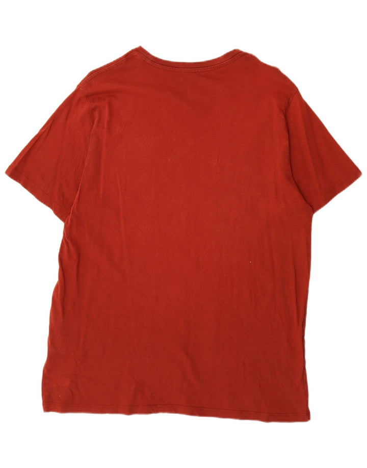 Levi's T-Shirt Graphique Homme Rouge Large Coton