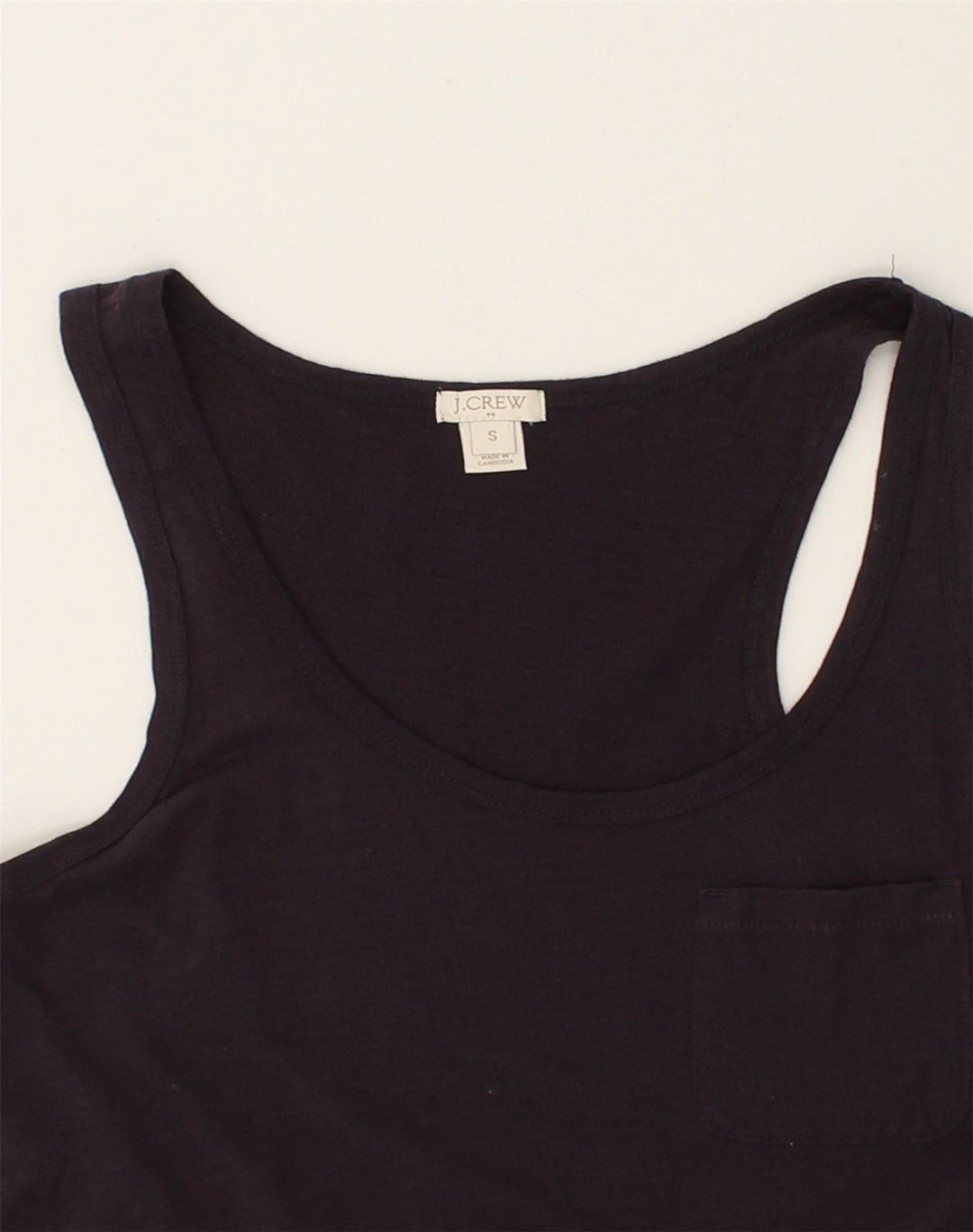 J. CREW Womens Sleeveless T-Shirt Dress UK 10 Small Purple Cotton | Vintage J. Crew | Thrift | Second-Hand J. Crew | Used Clothing | Messina Hembry 
