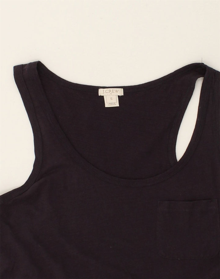 J. CREW Womens Sleeveless T-Shirt Dress UK 10 Small Purple Cotton | Vintage J. Crew | Thrift | Second-Hand J. Crew | Used Clothing | Messina Hembry 