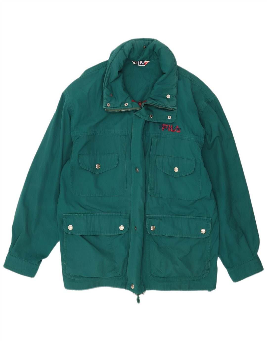 Giacca utility da uomo Fila IT 50 Large Verde Poliestere