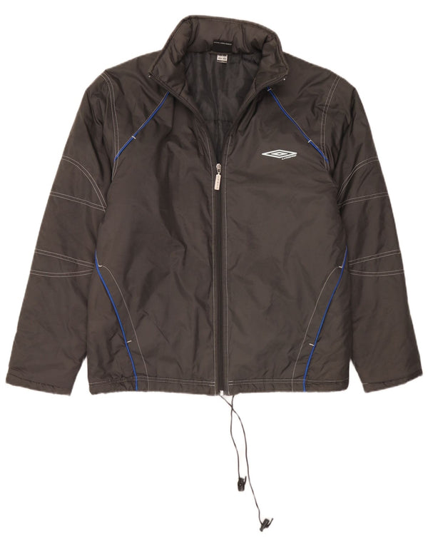 Ανδρικό μπουφάν με κουκούλα Umbro UK 36 Small Grey Nylon