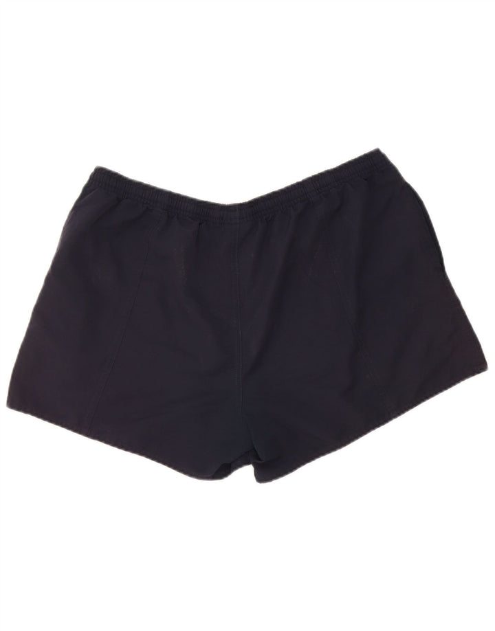 Reebok Sportsshorts til kvinder UK 16 Large Navy Blue Polyester