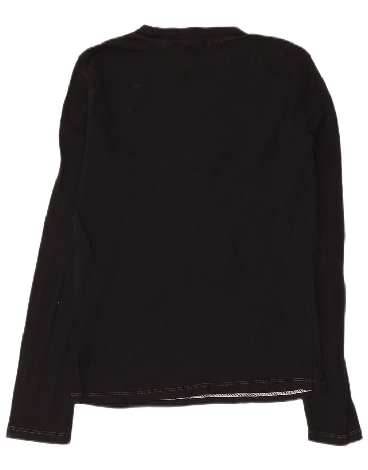 Damski top LEVI'S z długim rękawem UK 10, mały, czarny