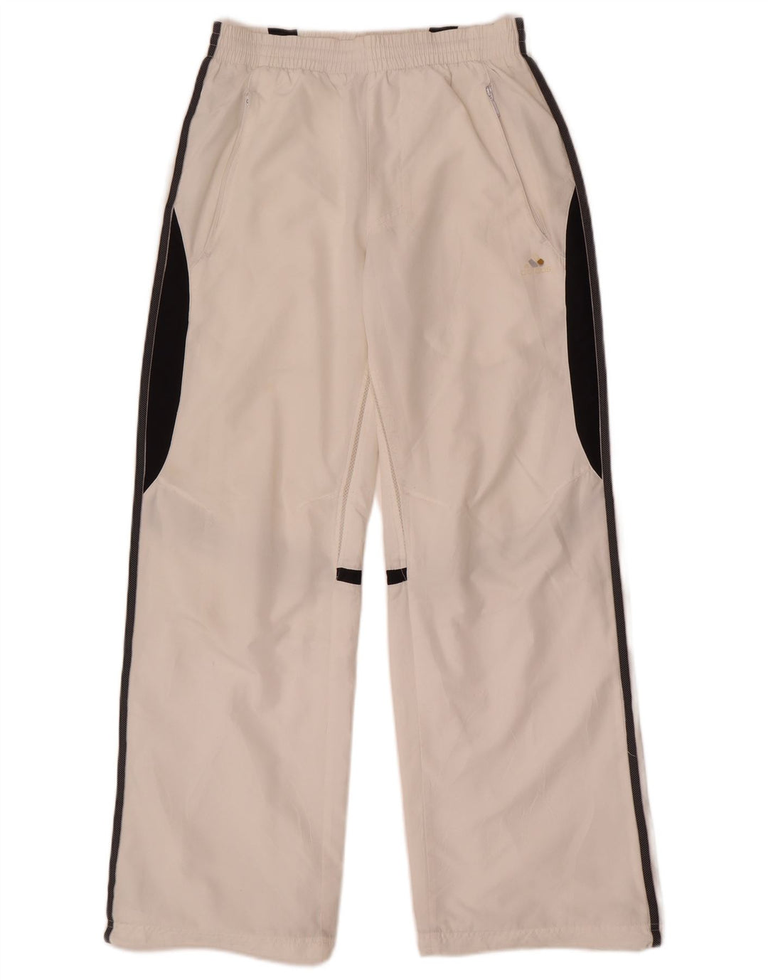 Adidas Mens Tracksuit Trousers XS White Colourblock Polyester