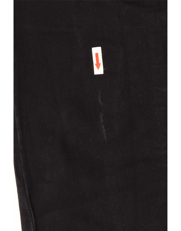 Wrangler Dame Iris Straight Jeans W30 L30 Sort Bomuld