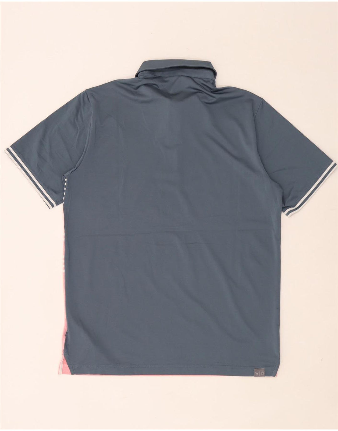Puma Herren Poloshirt Medium Marineblau gestreift Polyester