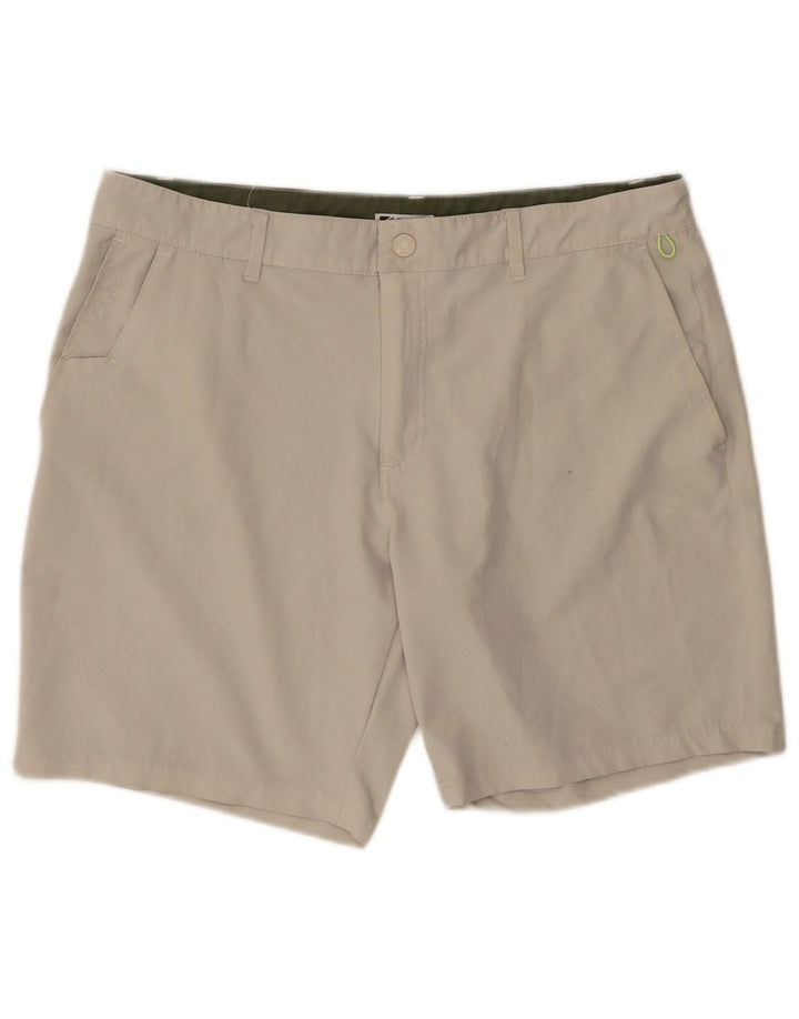 PEPE JEANS Womens Chino Shorts Large W34  Beige Polyester