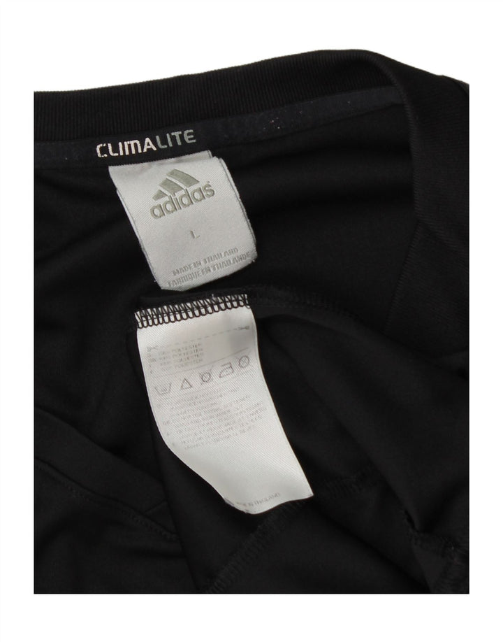 Adidas T-Shirt Homme Haut Large Noir Polyester