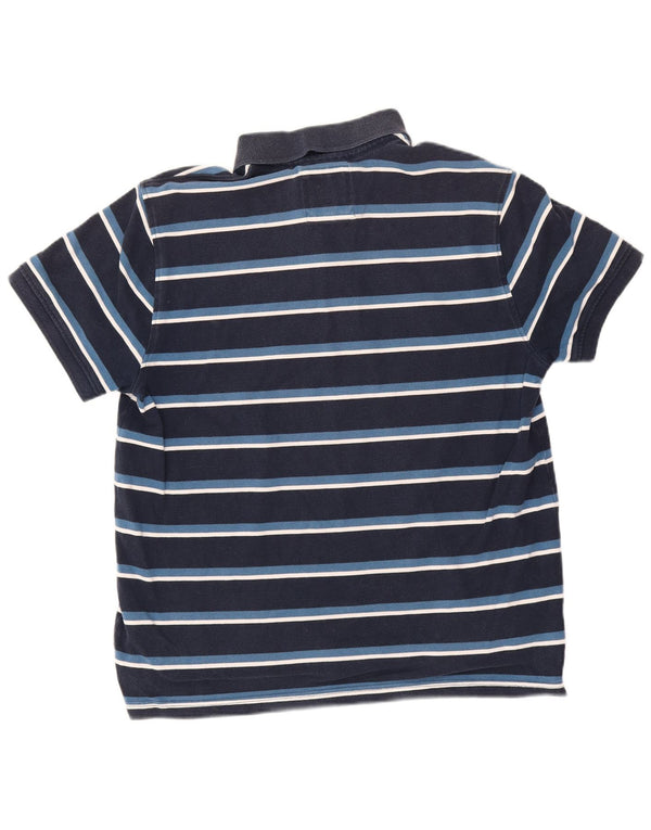 Crew Clothing Polo Homme XL Bleu Marine Rayé Coton