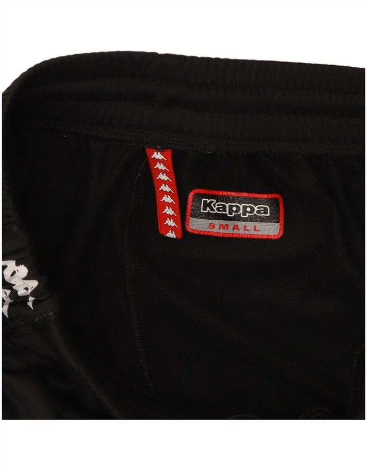 Kappa Mens Graphic Tracksuit Trousers Small Black