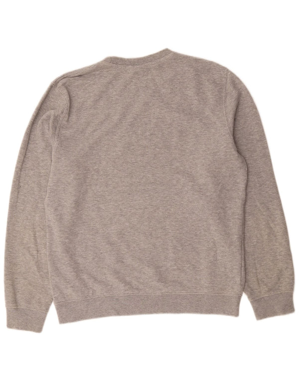 Champion Herre Sweatshirt Jumper Medium Grey Flecked Bomuld