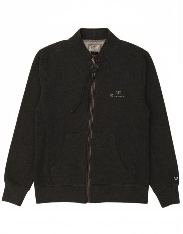 CHAMPION Mens Tracksuit Top Jacket Large Grey