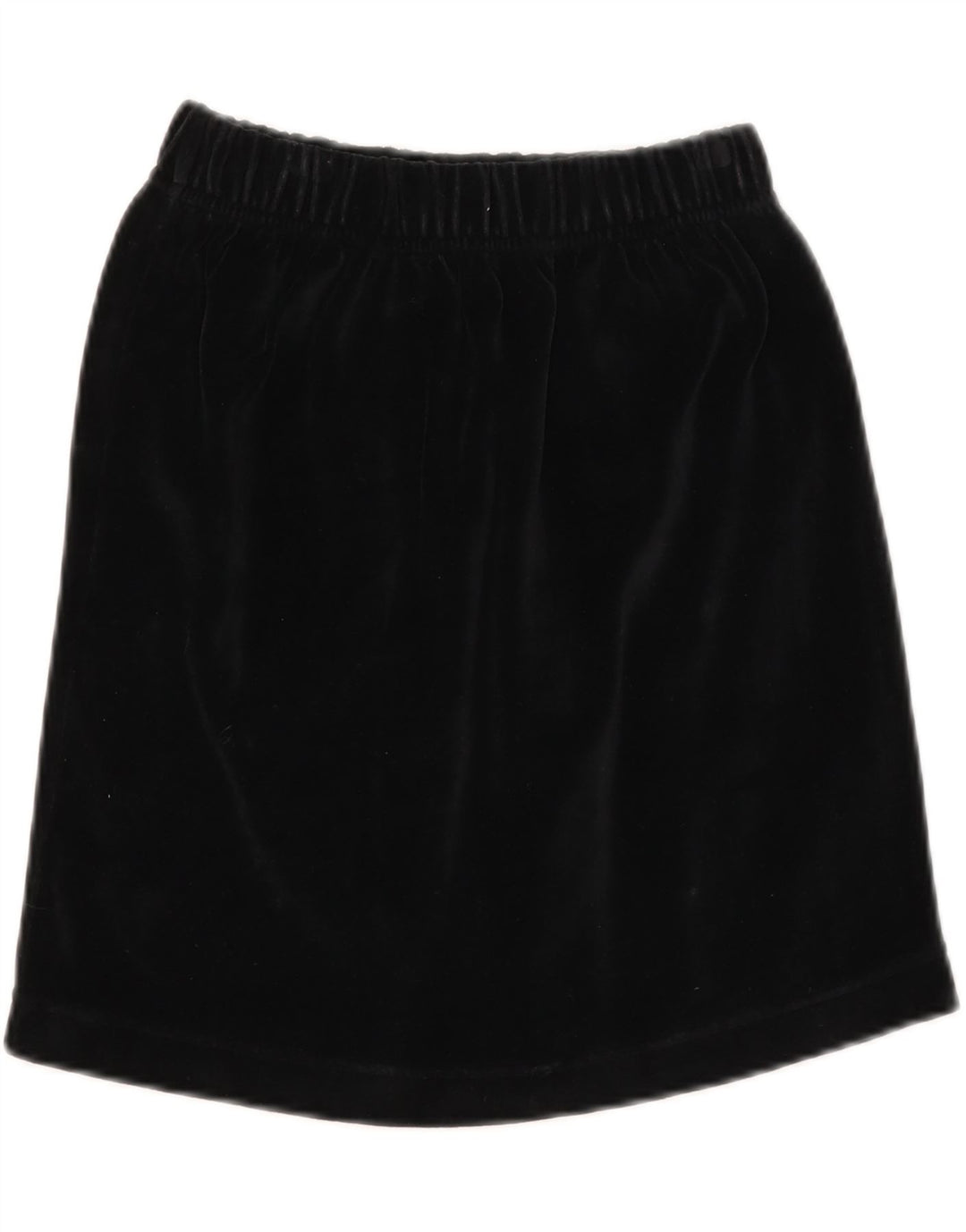 Kenny Womens Velvet Mini Skirt W30 Medium Black Cotton
