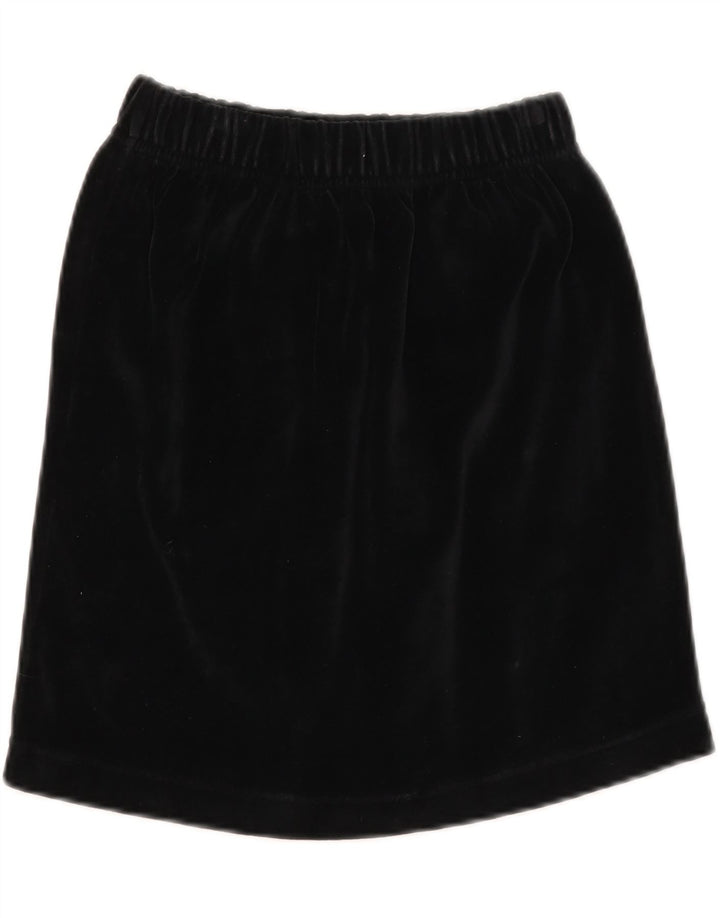 Kenny Womens Velvet Mini Skirt W30 Medium Black Cotton