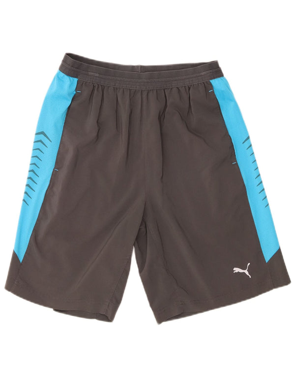 Puma Herre Sportshorts Medium Grey Colourblock Polyester