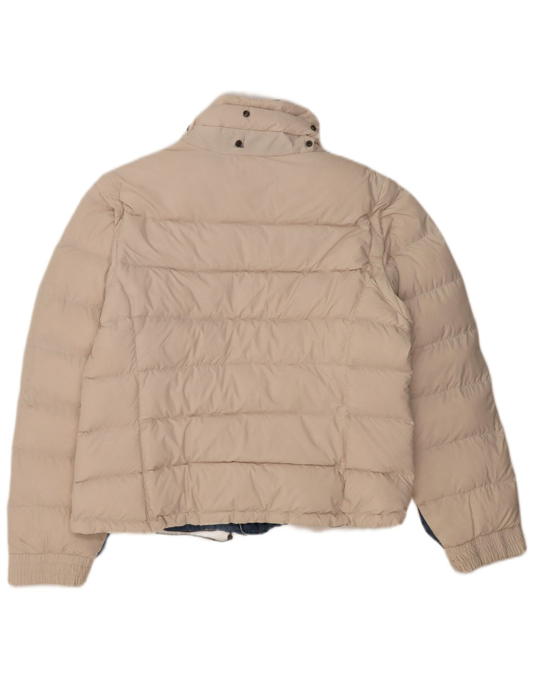 Dolomite Womens Crop Graphic Padded Jacket UK 18 XL Blue Colourblock