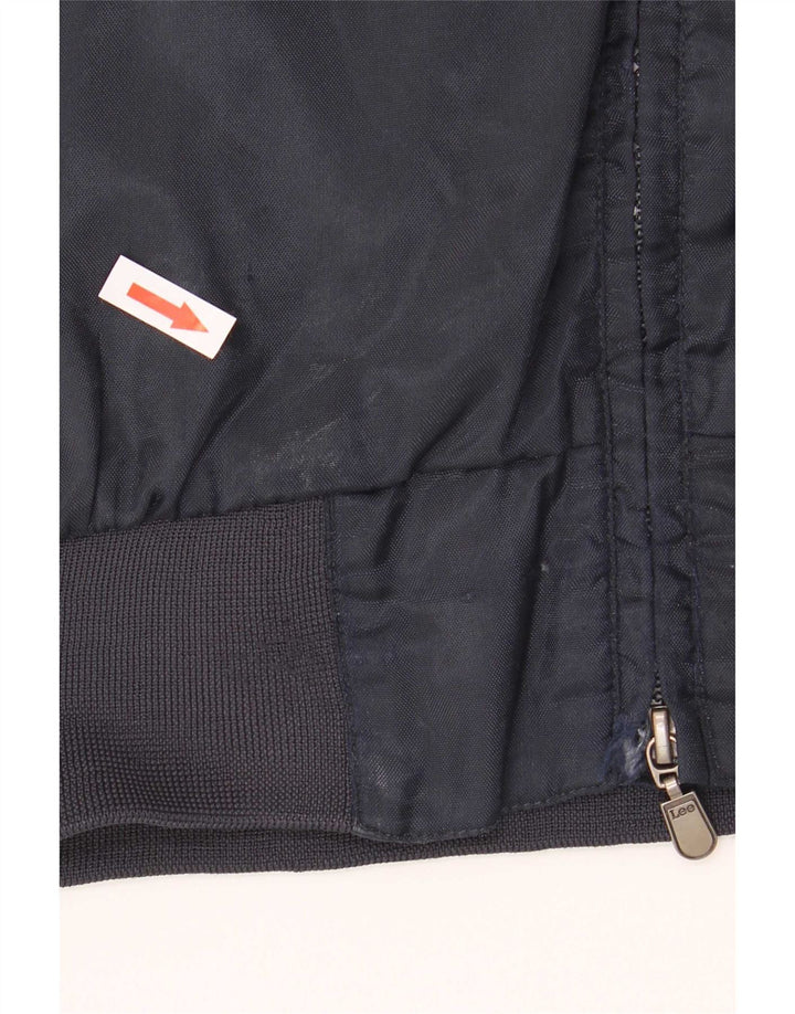 Lee Mens Bomber Jacket UK 36 Small. Navy Blue