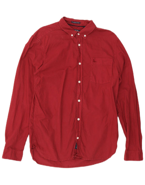 Jack Wills Mens Shirt Medium Red