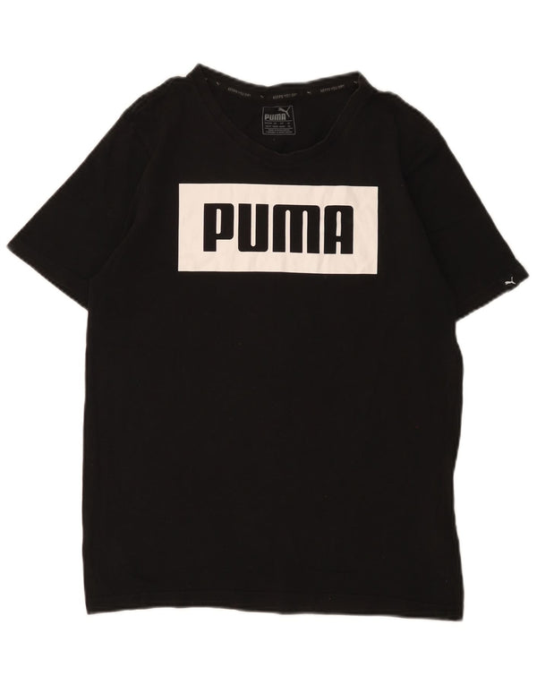 Puma T-Shirt Graphique Top XS Homme Noir Coton