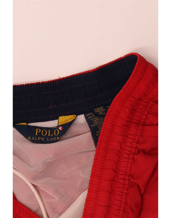 Pantaloncini da bagno da uomo Polo Ralph Lauren Poliestere rosso medio