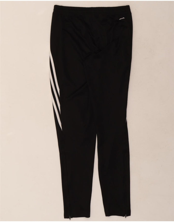 Pantaloni de trening Adidas Climalite pentru bărbați, poliester negru mic