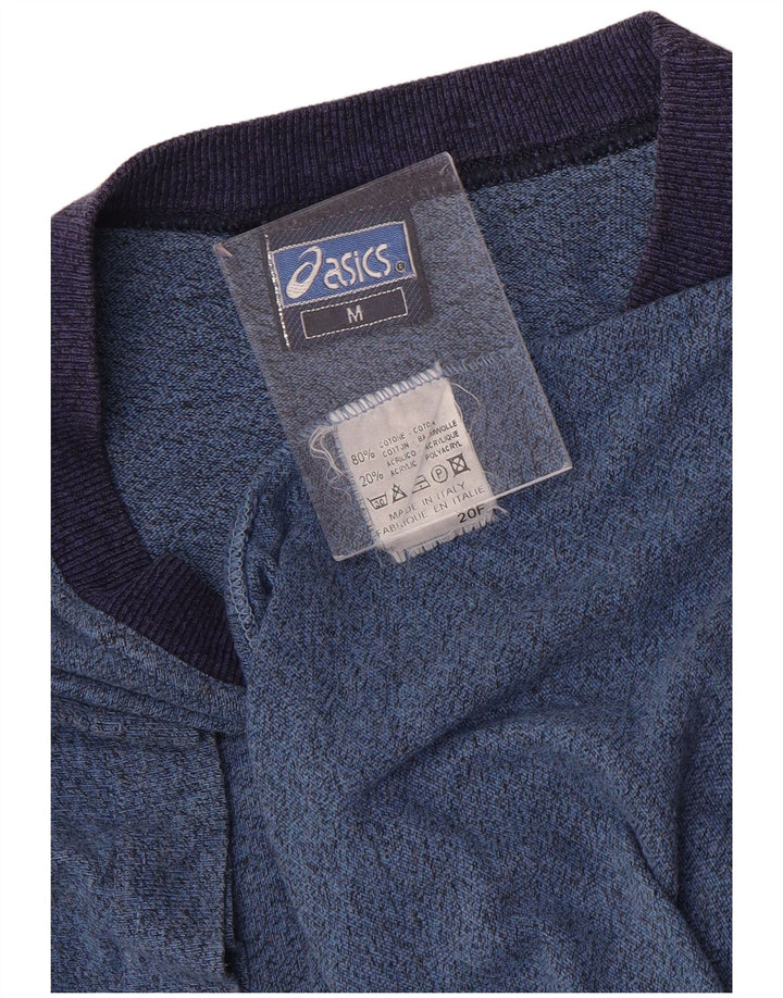 ASICS Herre T-shirt Top Medium Blue Flecked Bomuld