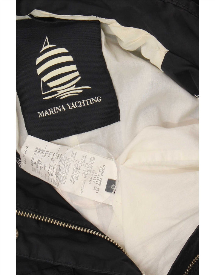 Marina Yachting Damen-Utility-Jacke IT 40 Small Marineblaues Polyester