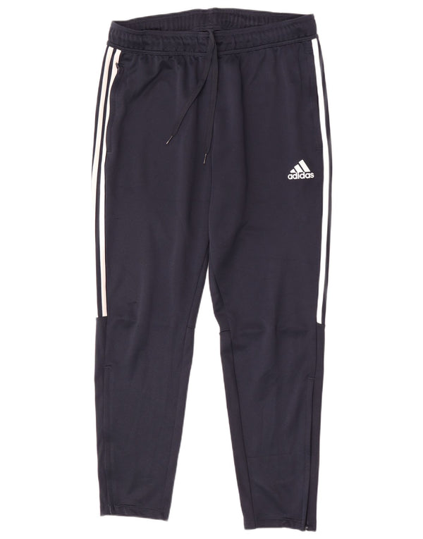 Adidas Pantalon de survêtement pour homme Large Bleu marine Polyester