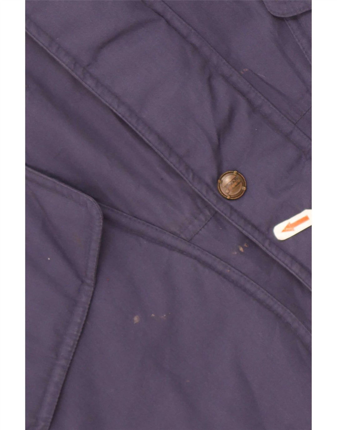 Diadora Mens Windbreaker Jacket UK 40 Large Navy Blue Polyester