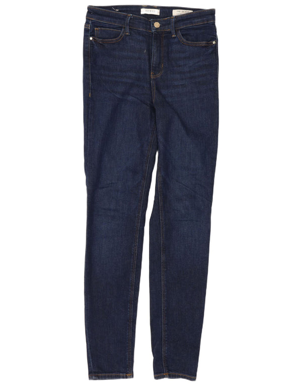 Guess Womens Skinny Jeans W28 L28 Navy Blue