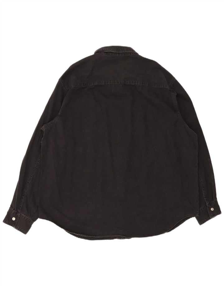 Мужская джинсовая рубашка Levi's 2XL, черный хлопок