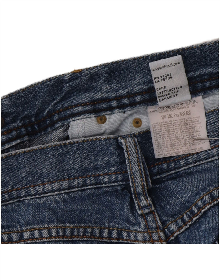 Jean Bootcut Femme Diesel W28 L30 Bleu Coton