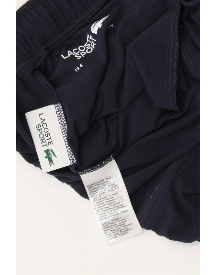 Lacoste Herre grafiske sportsshorts størrelse 4 Medium marineblå polyester