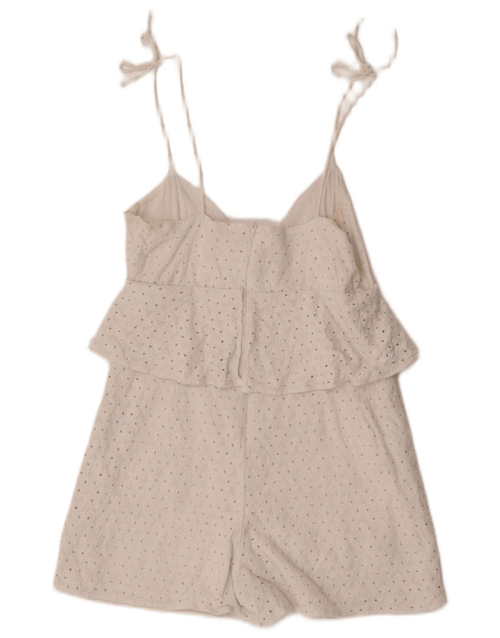 Tutina corta da donna Zara UK 10 piccola bianca