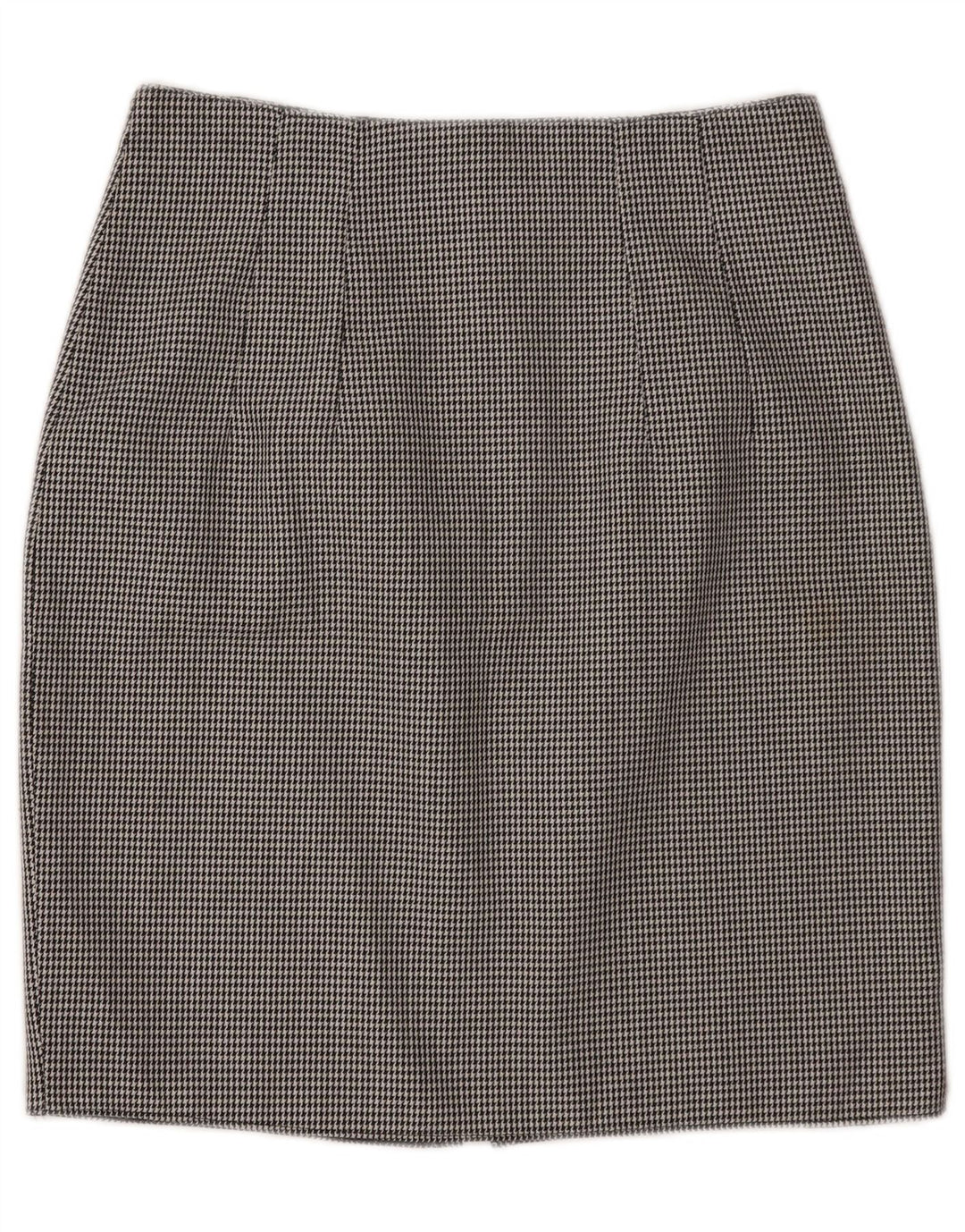 ST. BERNARD Womens Pencil Skirt UK 12 Medium W27 Black Houndstooth