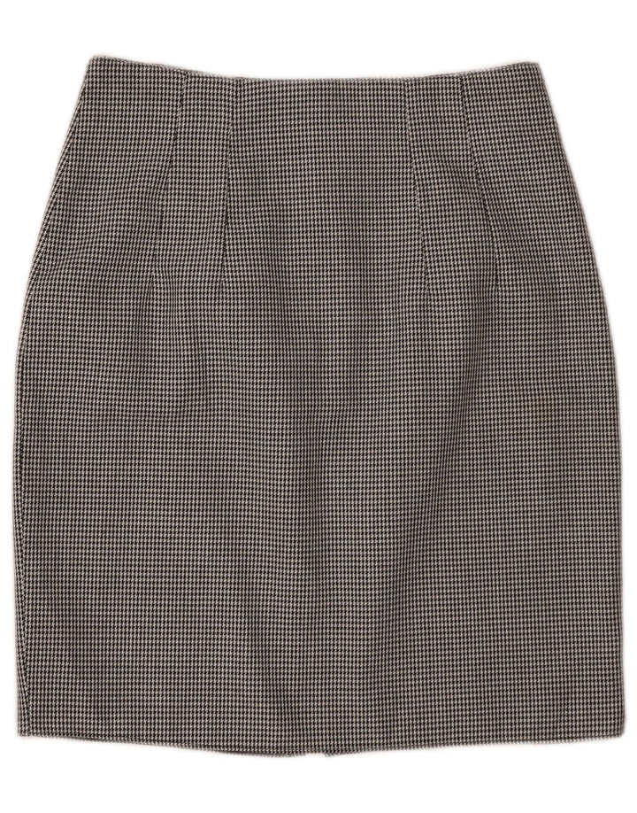ST. BERNARD Womens Pencil Skirt UK 12 Medium W27 Black Houndstooth