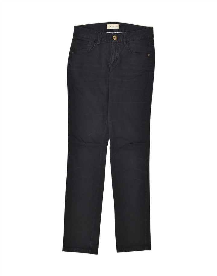 MASSIMO DUTTI Womens Slim Jeans W26 L31 Navy Blue Cotton | Vintage Massimo Dutti | Thrift | Second-Hand Massimo Dutti | Used Clothing | Messina Hembry 