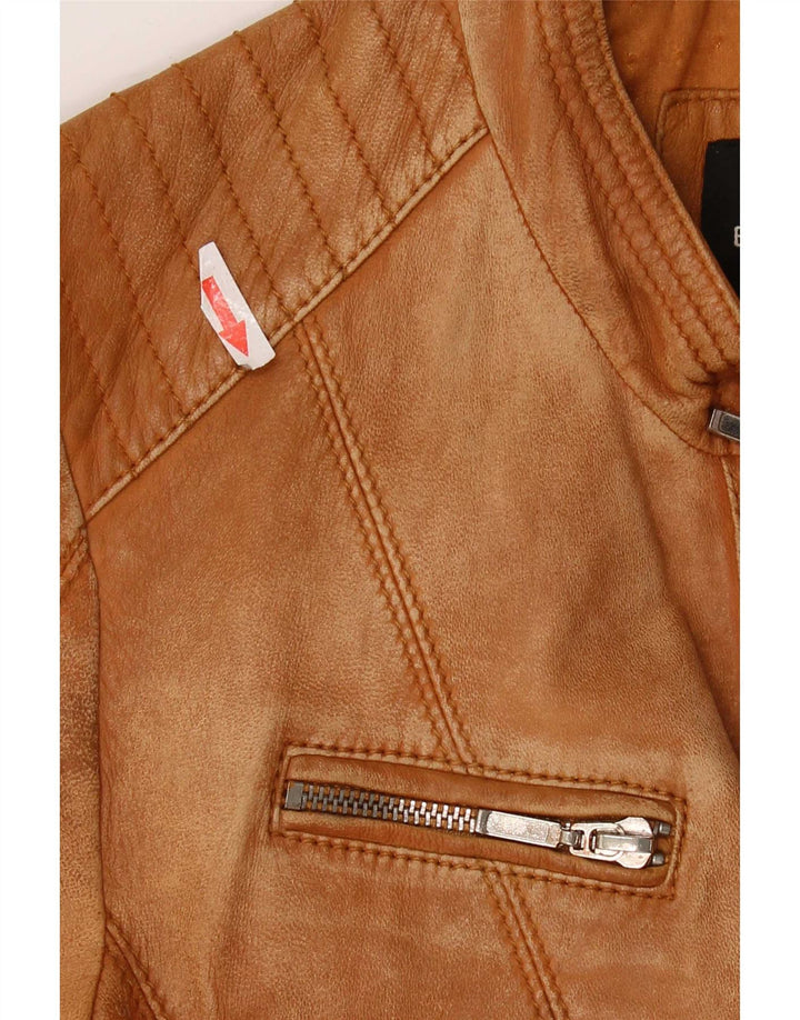 Bonita ženska kožna jakna IT 40 Small Brown