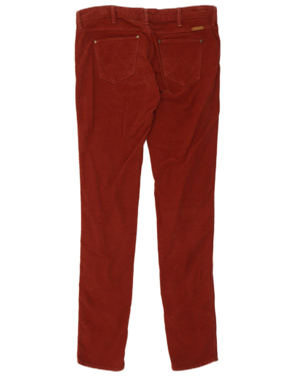 Wrangler Γυναικείο Παντελόνι Courtney Skinny Corduroy W28 L32 κόκκινο βαμβακερό