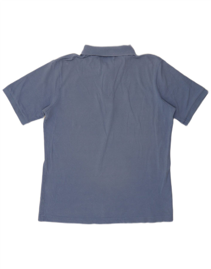 Kappa Mens Polo Shirt Medium Blue Cotton