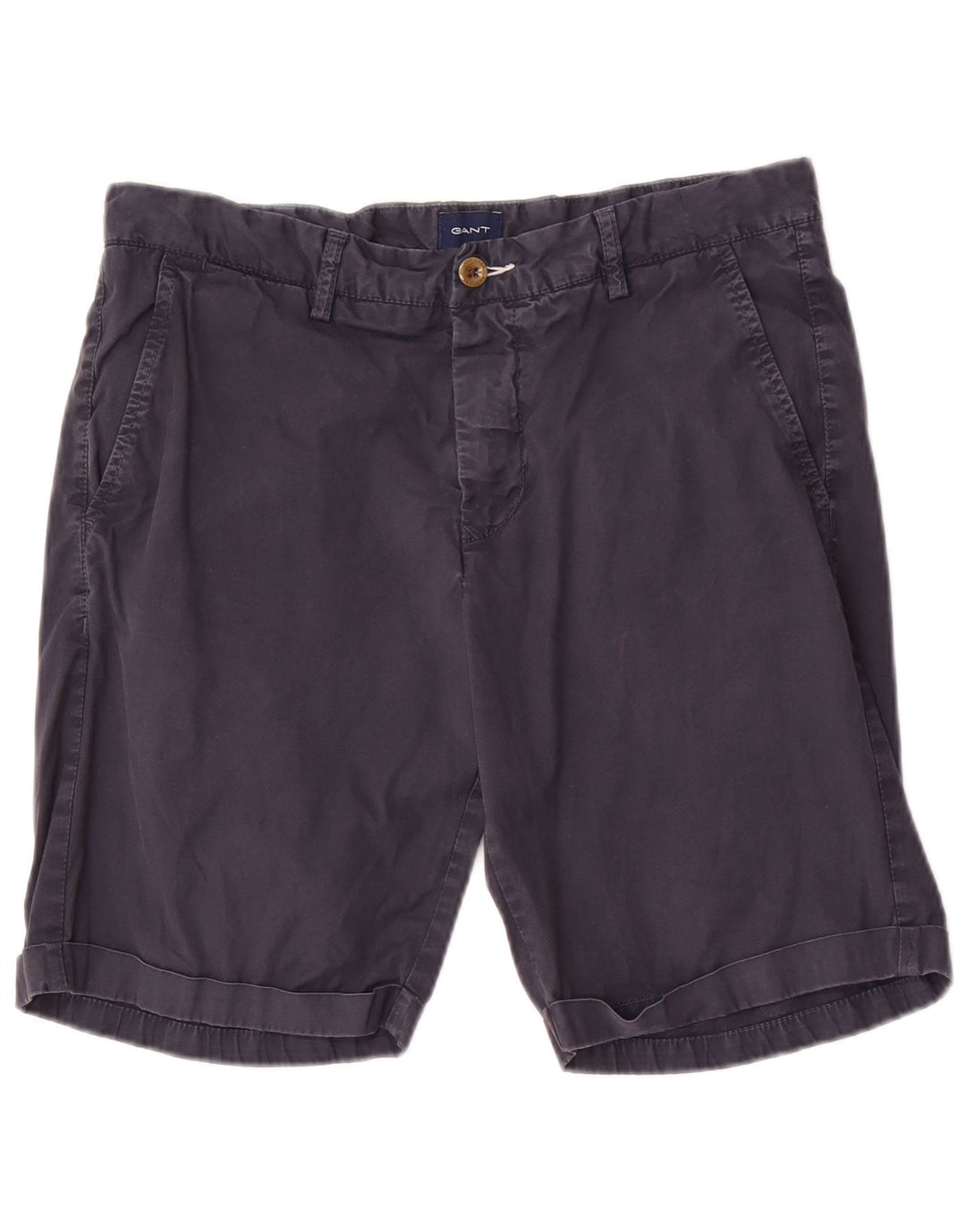 Gant Chino Shorts til mænd W32 Medium Marineblå Bomuld