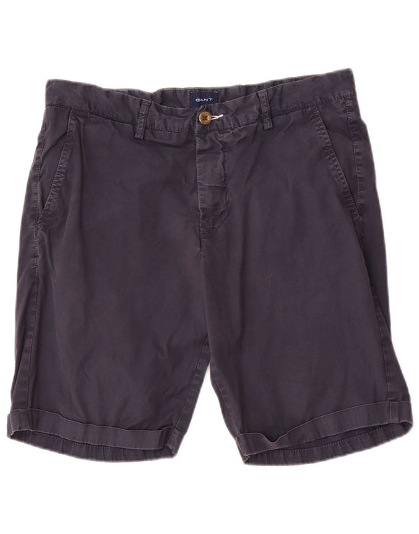 Gant Mens Chino Shorts W32 Médio Algodão Azul Marinho