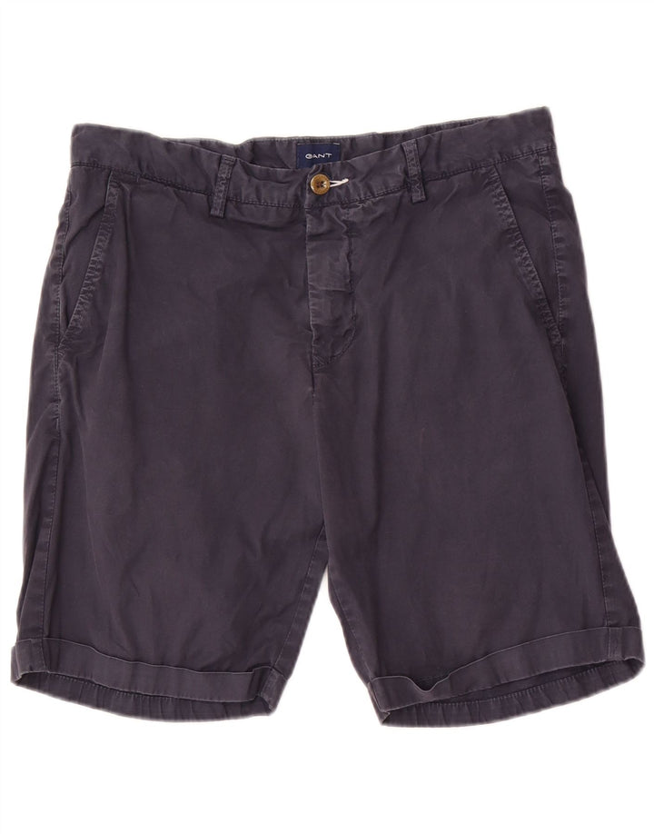 Gant Chino Shorts til mænd W32 Medium Marineblå Bomuld