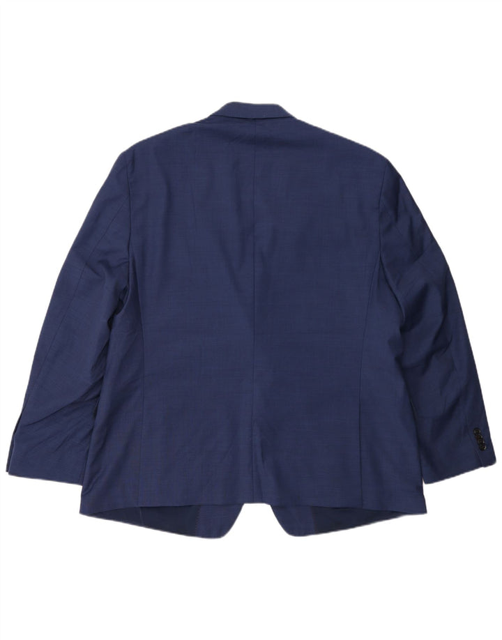 TOMMY HILFIGER Mens 2 Button Blazer Jacket IT 50 Large Navy Blue Wool