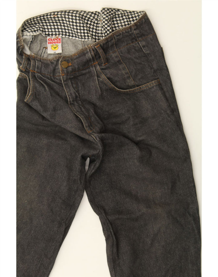 CLOCK HOUSE Womens High Rise Cropped Jeans EU 38 Medium W30 L25 Grey Vintage CLOCK HOUSE and Second-Hand CLOCK HOUSE from Messina Hembry 