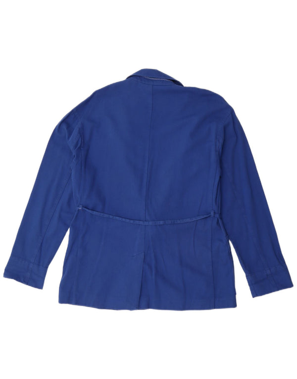 Esprit Dame 1 Knap Oversized Blazer Jacket UK 8 Small Blue
