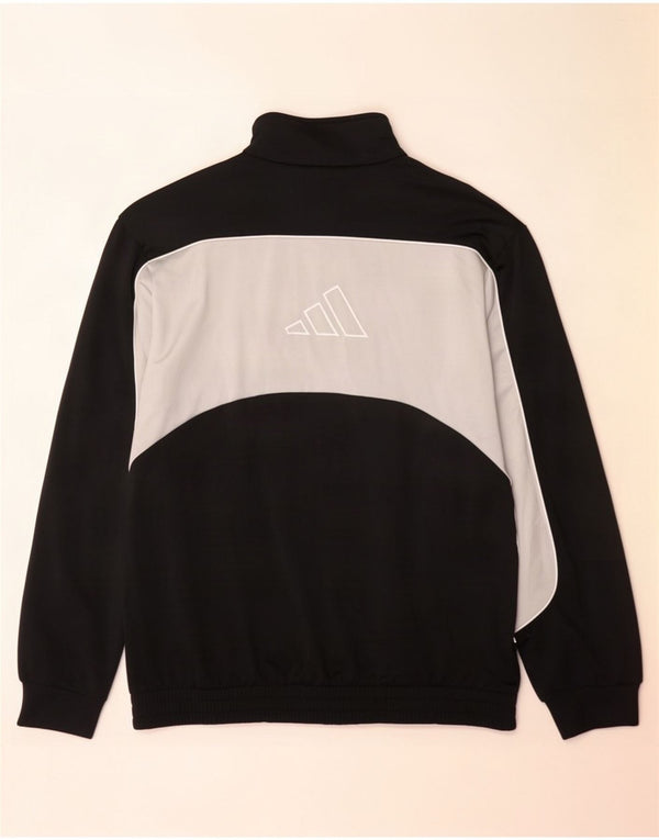Giacca da ginnastica grafica da uomo Adidas UK 44/46 Large Black Colourblock