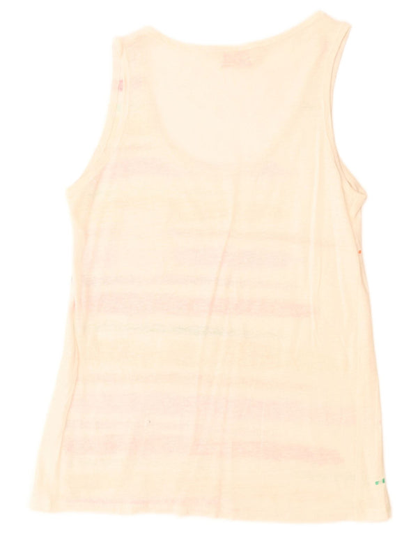 Zara Womens Vest Top UK 12 Medium Multicoloured Striped