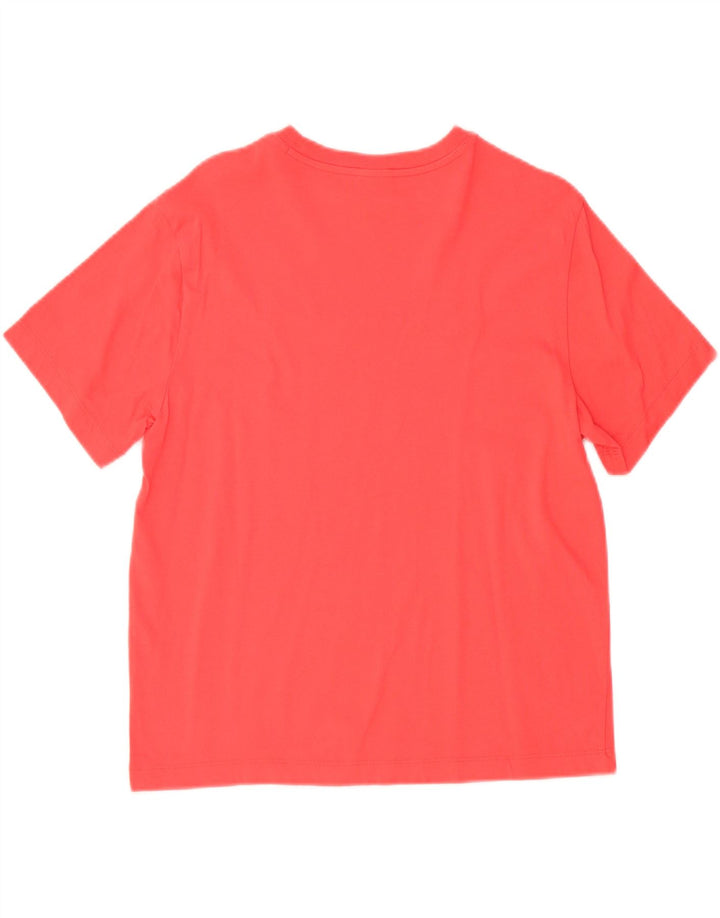 CHAMPION Womens Graphic T-Shirt Top UK 14 Medium Red